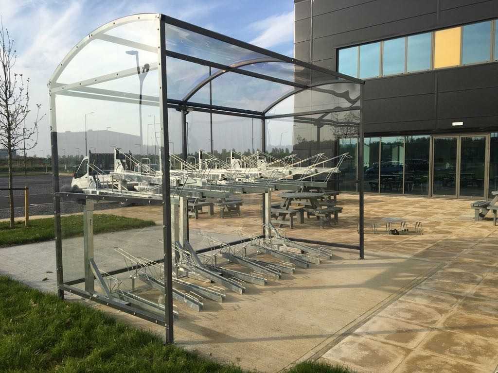 Two Tier Bristol Bike Shelter Image